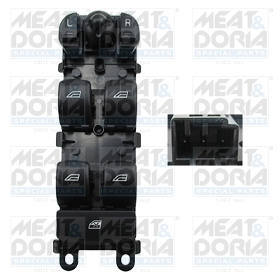 Switch, window regulator